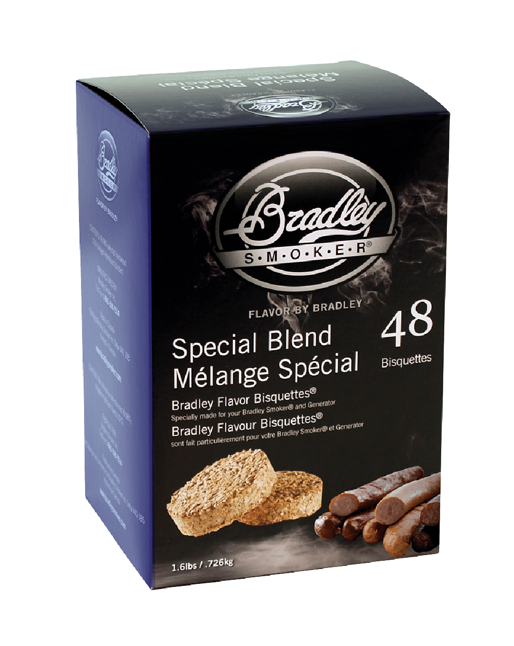 Specialblandningsbisquetter för Bradley-rökare