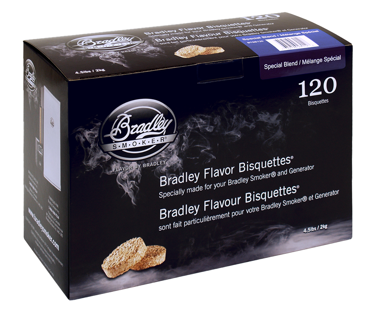 Specialblandningsbisquetter för Bradley-rökare