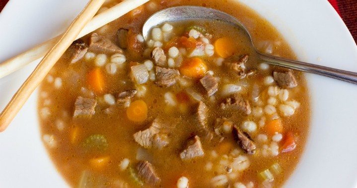 Smoked Beef Barley Soup Recipe