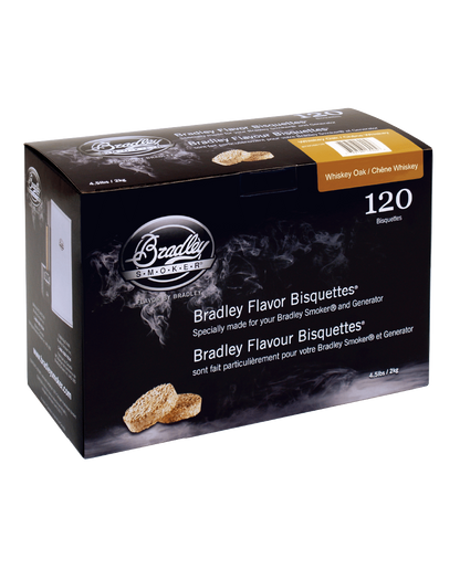 Whisky Oak Bisquettes för Bradley Smokers