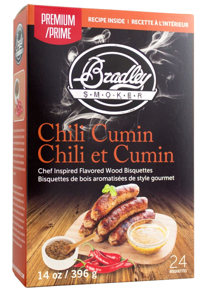 Chili Cummin Bisquettes för Bradley Smoker