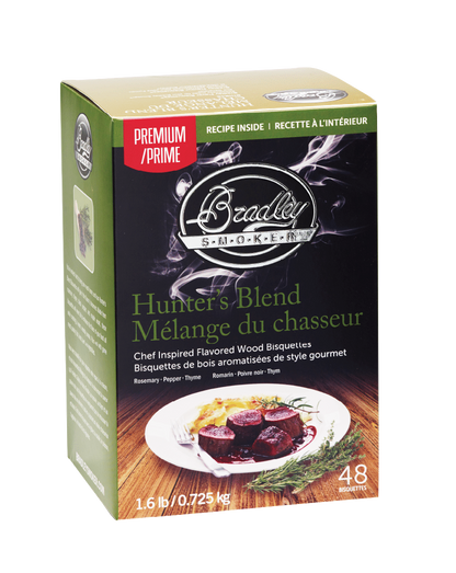 Hunters Blend Bisquettes för Bradley Smoker