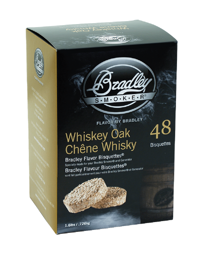 Whisky Oak Bisquettes för Bradley Smokers